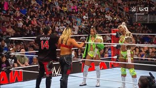 Bianca Belair, Jade Cargill, Shayna Baszler \& Zoey Stark Segment: Raw June 3 2024