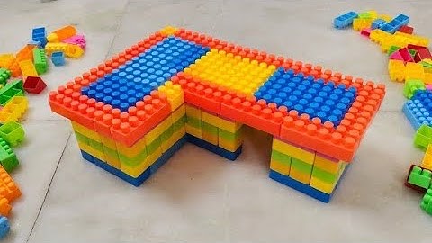 Satisfying DIY House ASMR/building blocks/block game/lego building blocks #asmr#buildingblocks#lego