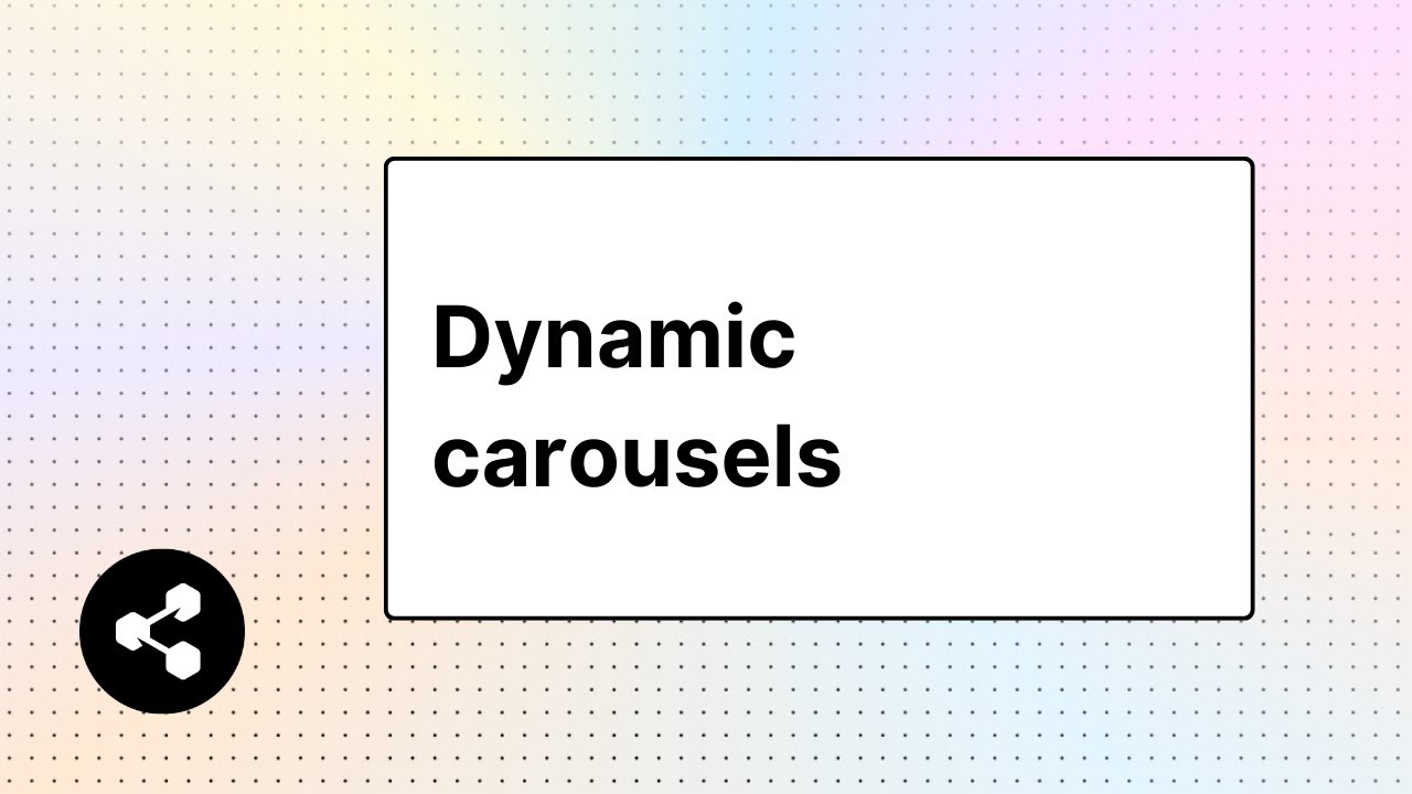 Dynamic Carousels - YouTube