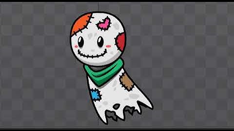 Ghost Doll | Free 2D Game Asset Sprites for Indie Game Developers.