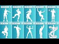 All Legendary Battlepass Dances &amp; Emotes! (Moonlit Mystery, Orange Justice, Take The L)