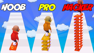 Skate and Stack - NOOB vs PRO vs HACKER