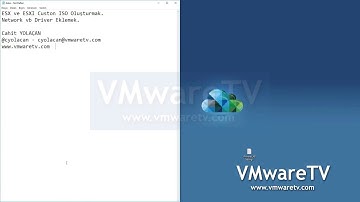 ESX ve ESXI Custon ISO Oluşturmak - ESXi-Customizer-PS