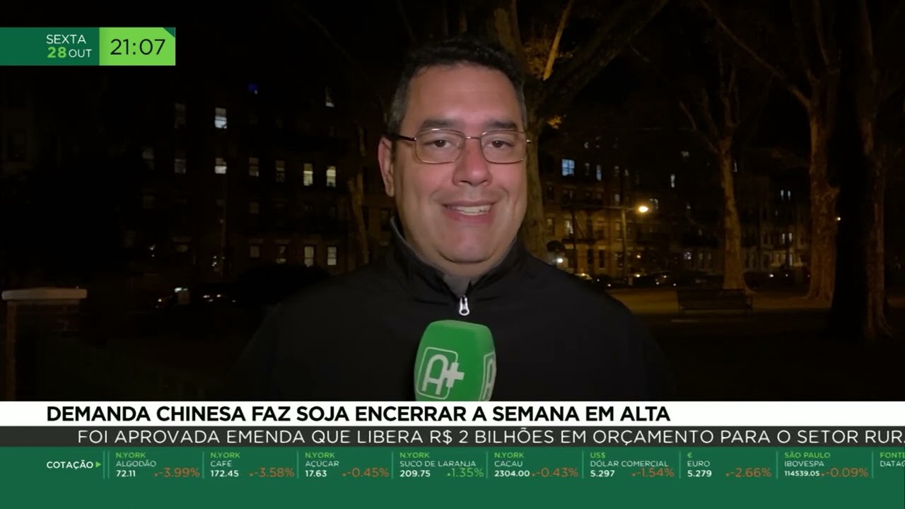 Demanda chinesa faz soja encerrar a semana em alta