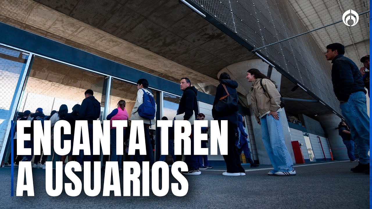 No son turistas… ¡son usuarios! Tren Interurbano complace a viajeros por reducción en tiempos