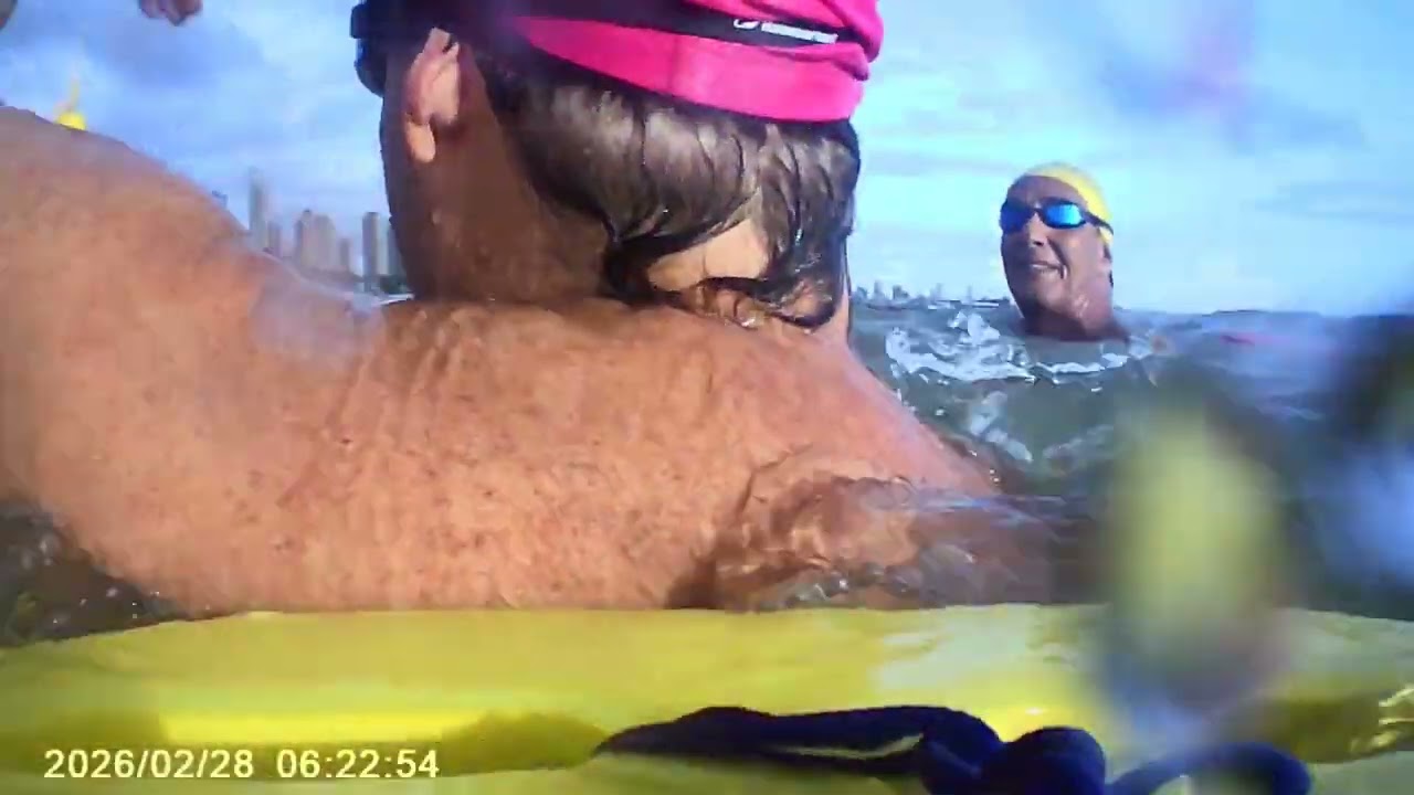 Treino Natação Praia de Cabo Branco 28 fev 2026