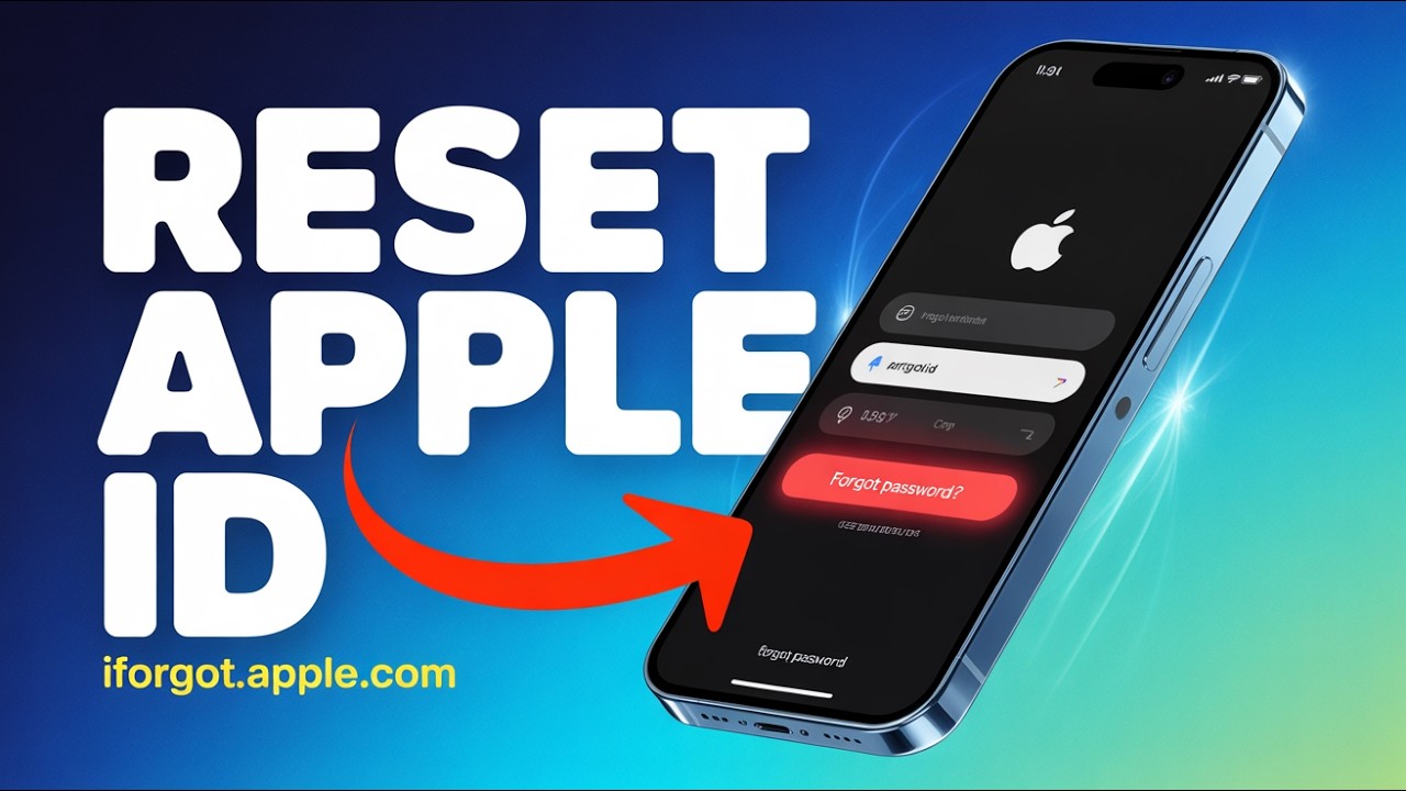 How to Reset Apple ID Password – Use iforgot.apple.com - YouTube