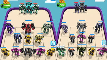 Robot Merge Master : Superhero Robot vs Monster, Walkthrough Gameplay