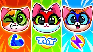 We are The Super Kitties  *FULL EPISODE* Kids Superhero Story  by PurrPurr Live