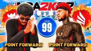 The POWER of TWO 99 POINT FORWARDs is GAMEBREAKING in NBA 2K22