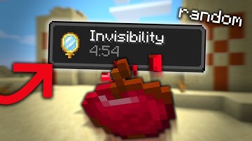 Minecraft, but Eating Gives You Random Potion Effects