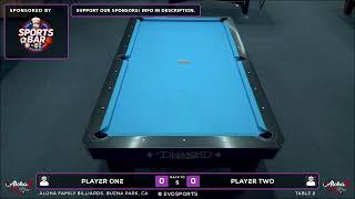 PLAYER ONE vs PLAYER TWO - ALOHA FAMILY BILLIARDS - TABLE 2 | EvoSports