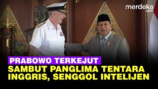 Tawa Gurih Prabowo Dapat Batik Biru dari Panglima Tentara Inggris, Senggol Soal Intelijen