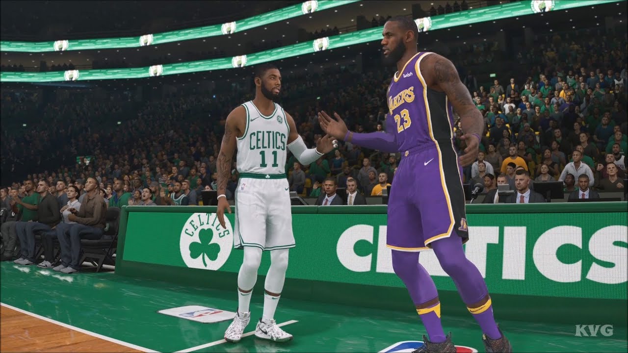 NBA Live 19 - Boston Celtics vs Los Angeles Lakers - Gameplay (HD) 1080p60FPS