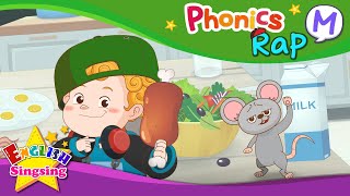 phonics rap m english rap educational video for kids