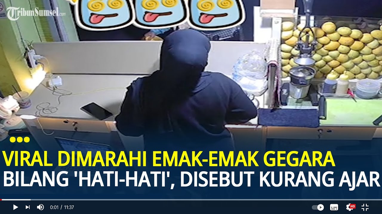 Viral Penjual Minuman Dimarahi Emak-emak Gegara Bilang ‘Hati-hati’, Malah Disebut Kurang Ajar