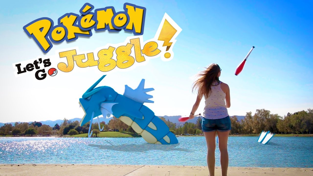 POKEMON Let’s Go + JUGGLING! *Pokemon in real life!* YouTube