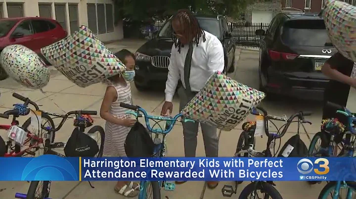 Harrington Elementary Kids With Perfect Attendance...