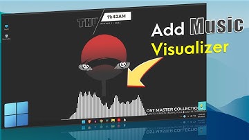 Music Visualizer On Windows 11 | Windows Customization Tutorial (Hindi)