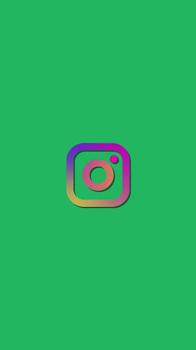 Instagram Logo Green Screen Background | Instagram Image green screen