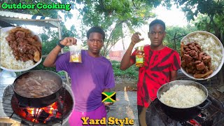 Cooking Stew Peas With White Rice | Nice Adventures 🇯🇲