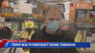 COVID-19 health emergency ending tomorrow