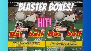 2024 Topps Heritage Blaster Boxes ** Hit Pulled!**
