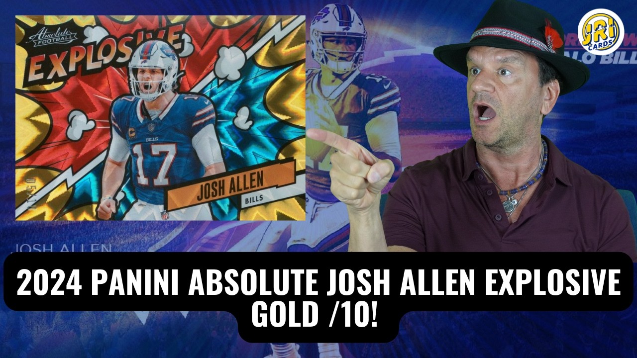 2024 Panini Absolute Josh Allen Explosive Gold /10! - YouTube