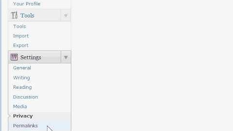 Wordpress Tutorial: Setting Permalink Security