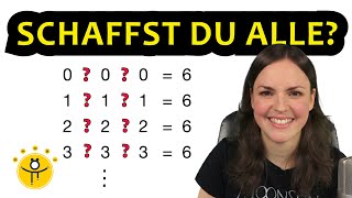 Mathe RÄTSEL – Alle Gleichungen sollen 6 ergeben! Schaffst du's? screenshot 1