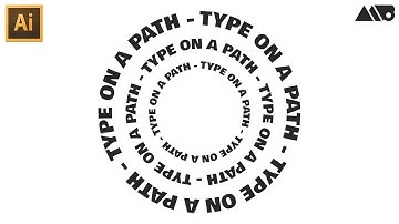 How to Create Text on a Path in Adobe Illustrator Tutorial