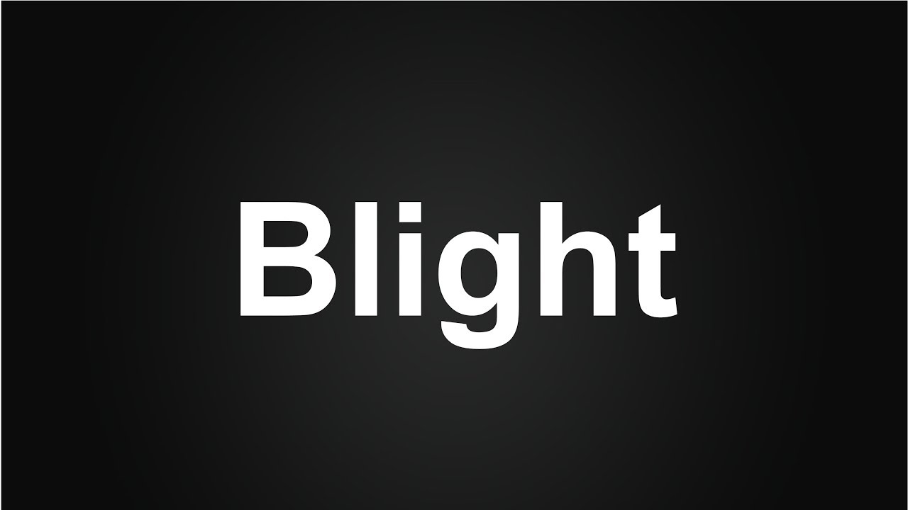 Blight Meaning In Urdu How To Say Blight In English Blight Meaning In Hindi Youtube