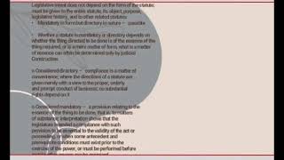 INTRODUCTION TO CHAPTER 8 STATUTORY CONSTRUCTION BY MR. CARATOR