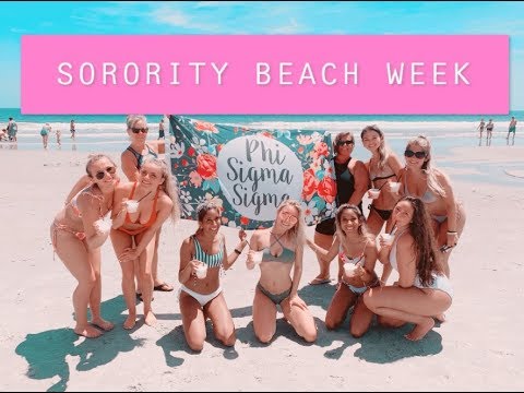 SORORITY BEACH WEEK IN MYRTLE BEACH - YouTube