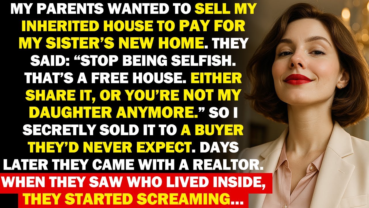 My Parents Demanded I Sell My House to My Sister or Be Disowned—But Her CEO Already...