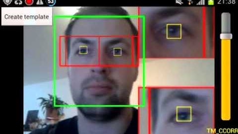 Android eye detection and tracking with OpenCV