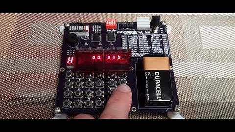 Retro-Authentic 7Segment Bubble LED Display Microtronic Emulator - Full Demo