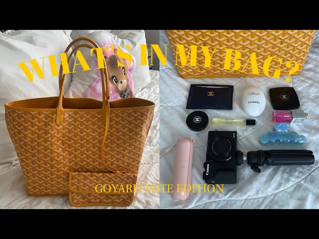 What's in my bag?  Goyard Tote Edition 