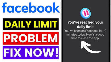 Facebook Daily Limit Fix | Facebook Login Problem | Social Media Account Error Solution