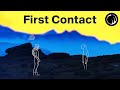 The First Contact - Alien Worlds of the Past