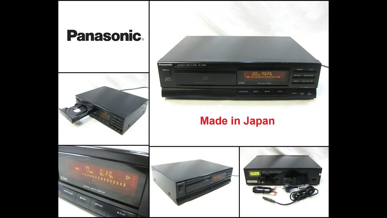 Panasonic SL-PD325 5 Disc CD Changer Player (Made in Japan) - YouTube