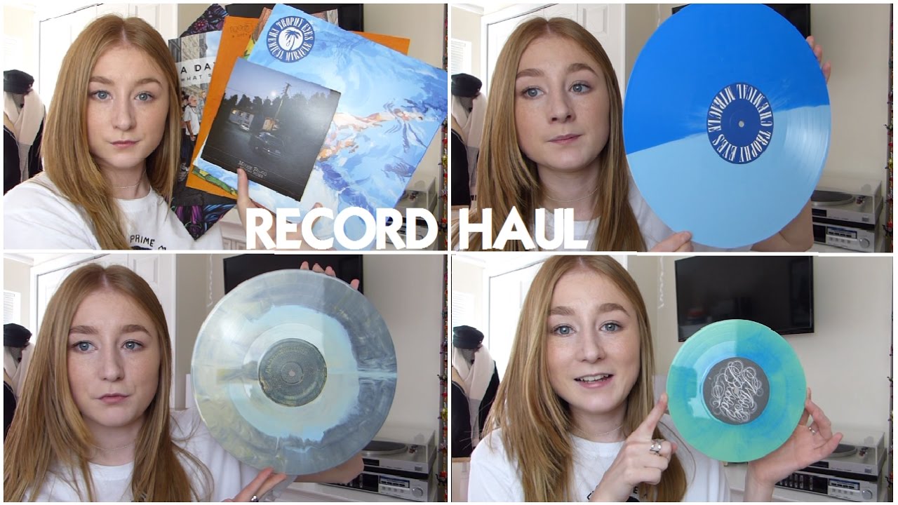 VINYL RECORD HAUL! EMO/ROCK/POP PUNK Rachel Hatley YouTube