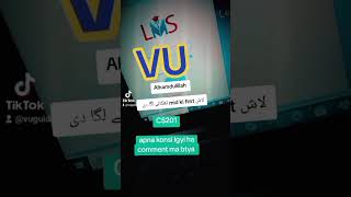 CS201 paper done ✅✅😊. #virtualuniversity #virtualuniversitylahore #vu #education #exams #midterms