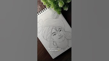 Krishna ji drawing ❤️,#shorts #art #drawing #krishna