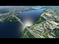 Microsoft Flight Simulator - Липецк - обзор камерой дрона