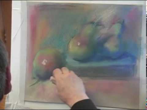 pastel painting lesson by harvey segal part 2........