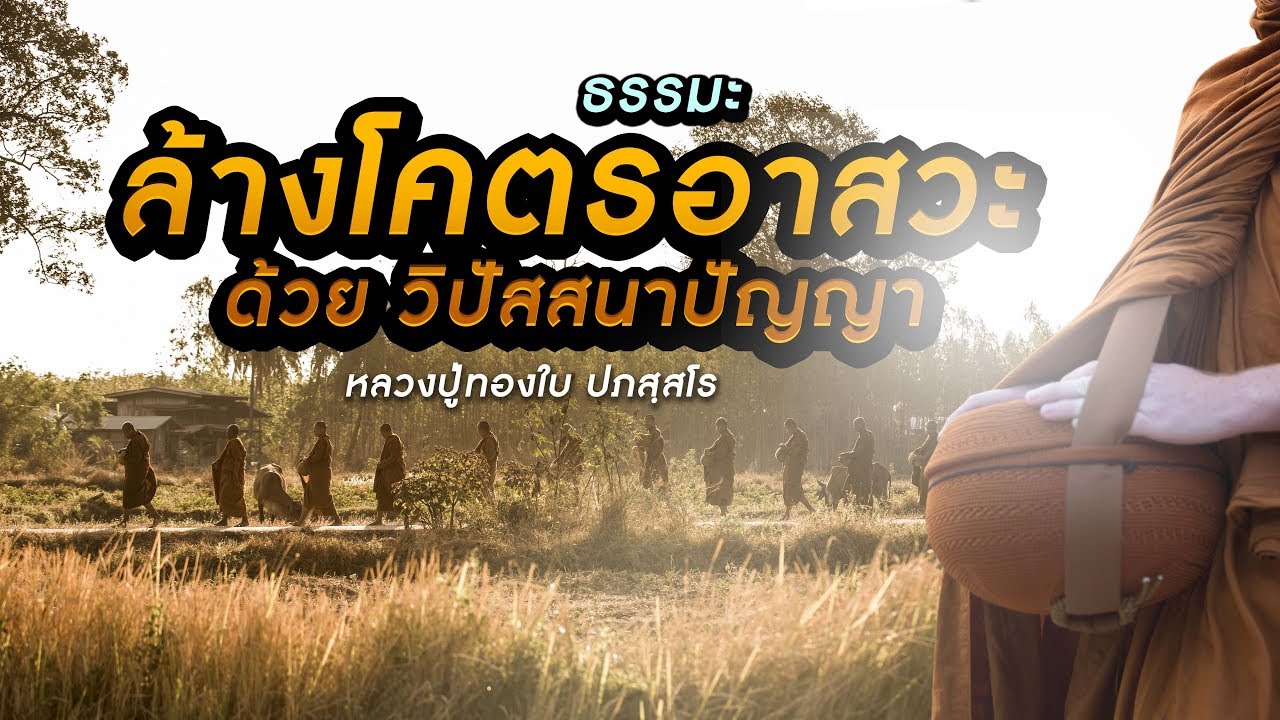 ล้างโครตอาสวะ ด้วยวิปัสสนาปัญญา (หลวงปู่ทองใบ ปภสฺสโร) 29  พฤศจิกายน  2560