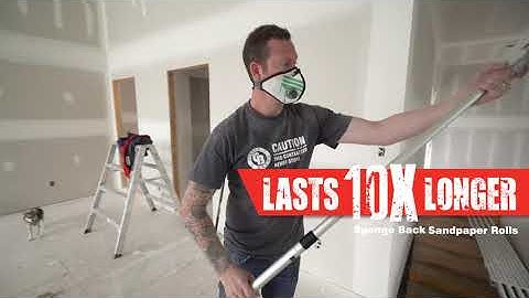 Sandpaper Rolls for Pole Sander - Sponge Back Lasts 10X Longer | Circle Brand