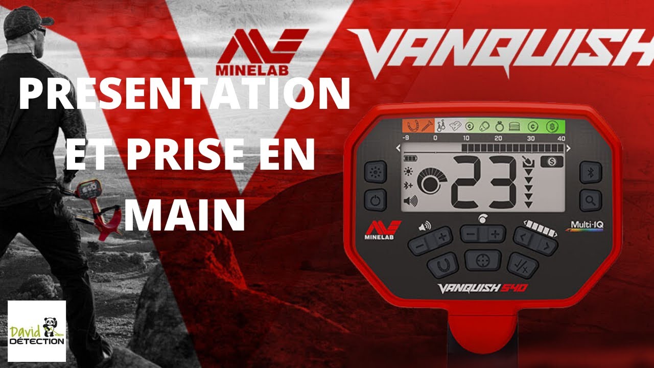 Détecteur de métaux : Minelab Vanquish , présentation et prise en main . 