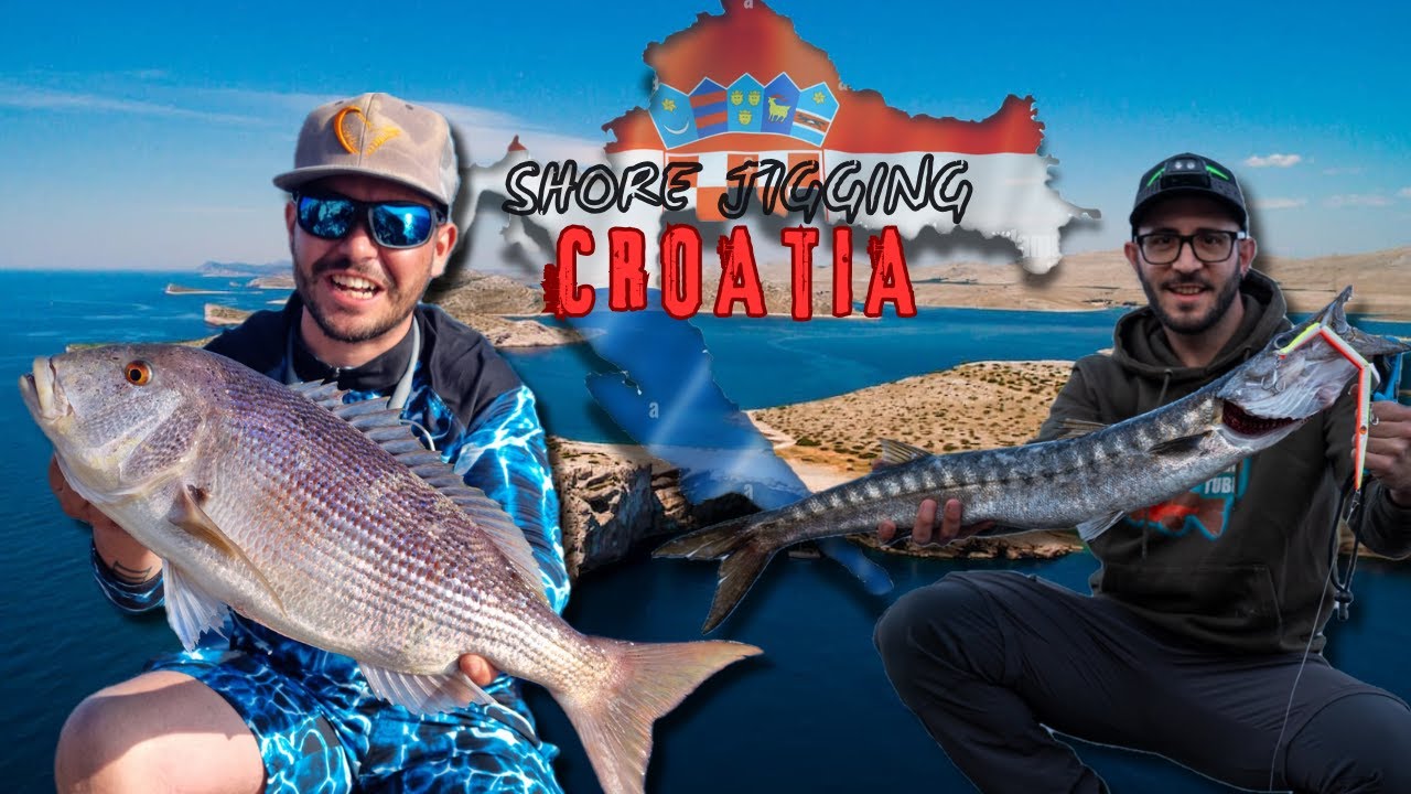 DENTICI e BARRACUDA ENORMI - SHORE JIGGING IN CROAZIA